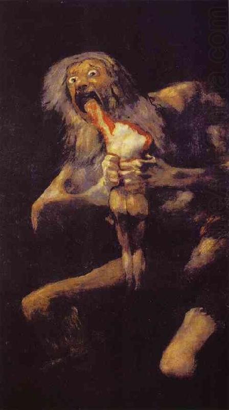 Saturn Devouring One of His Chidren, Francisco Jose de Goya